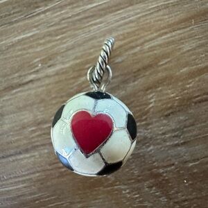 Brighton Vintage Soccer Ball Charm